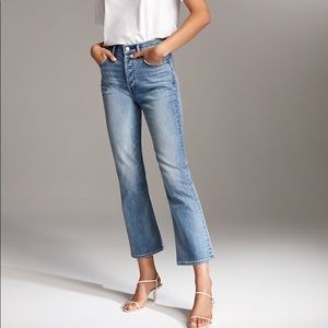 Bailey High Rise Cropped Flare Jeans